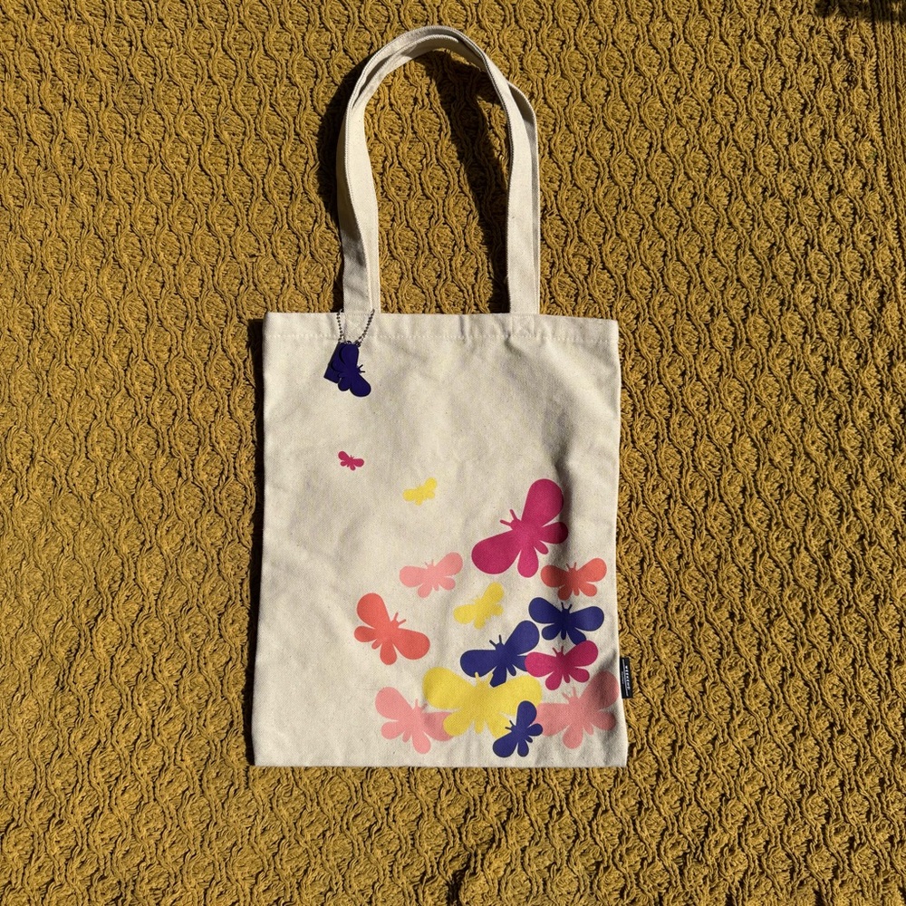 MaxMara Max Mara Weekend Two Strap Tote Bag Shopping Purse Butterfly Design